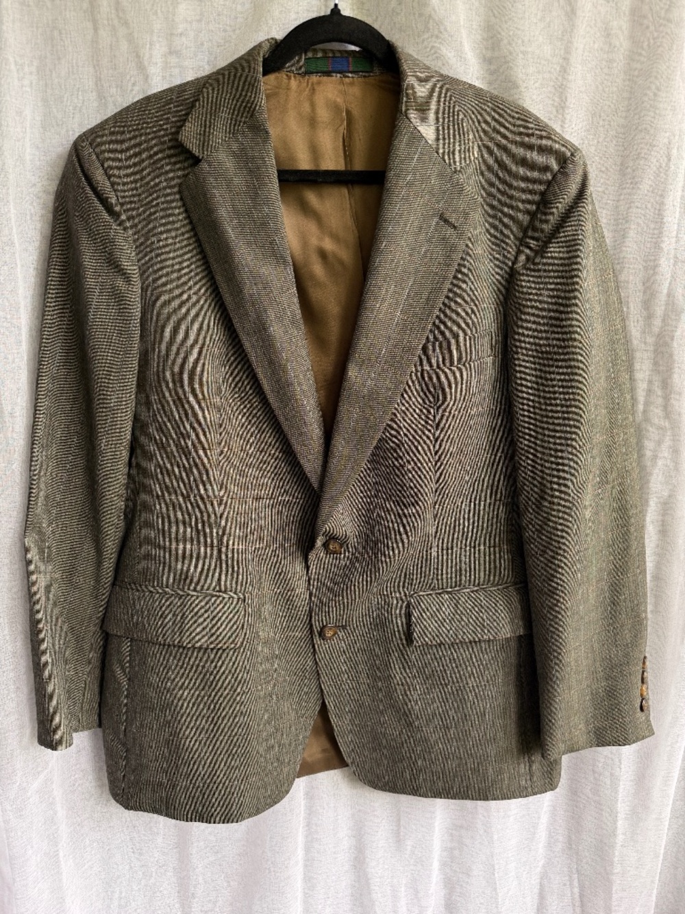 Alexander Julian Colours Gray Pinstripe Wool Suit Jacket | 41R | Men’s Blazer |